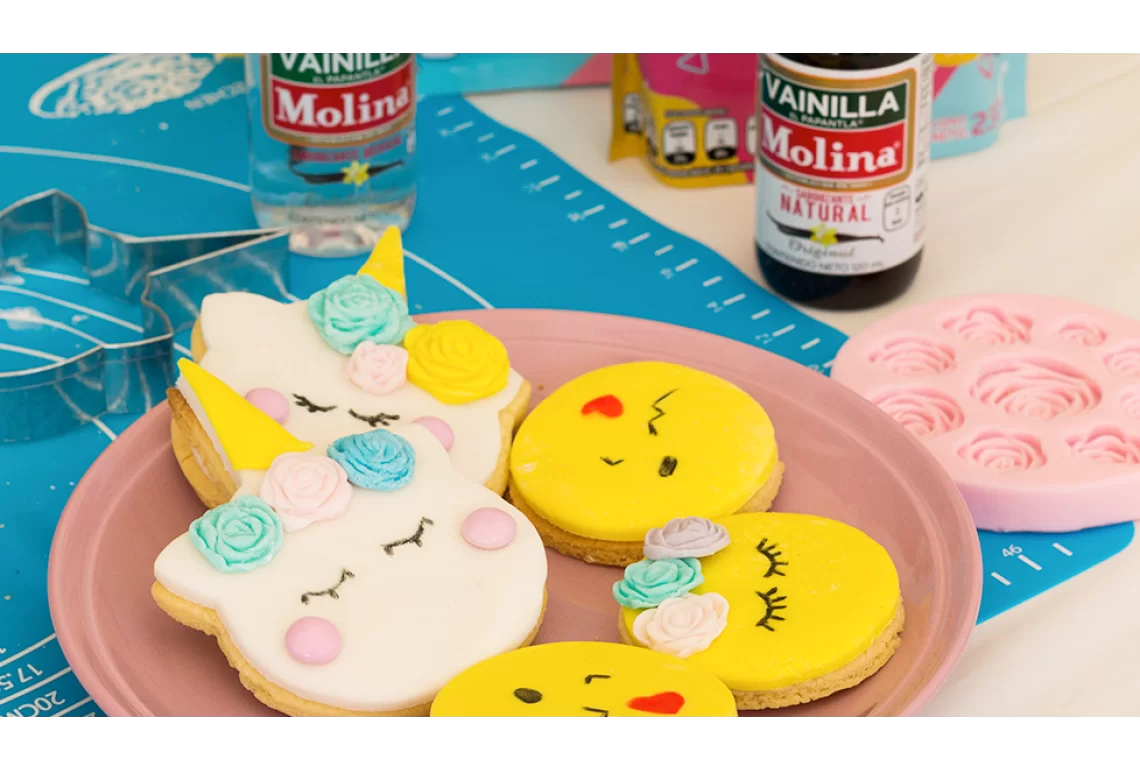 Decoración de galletas con fondant